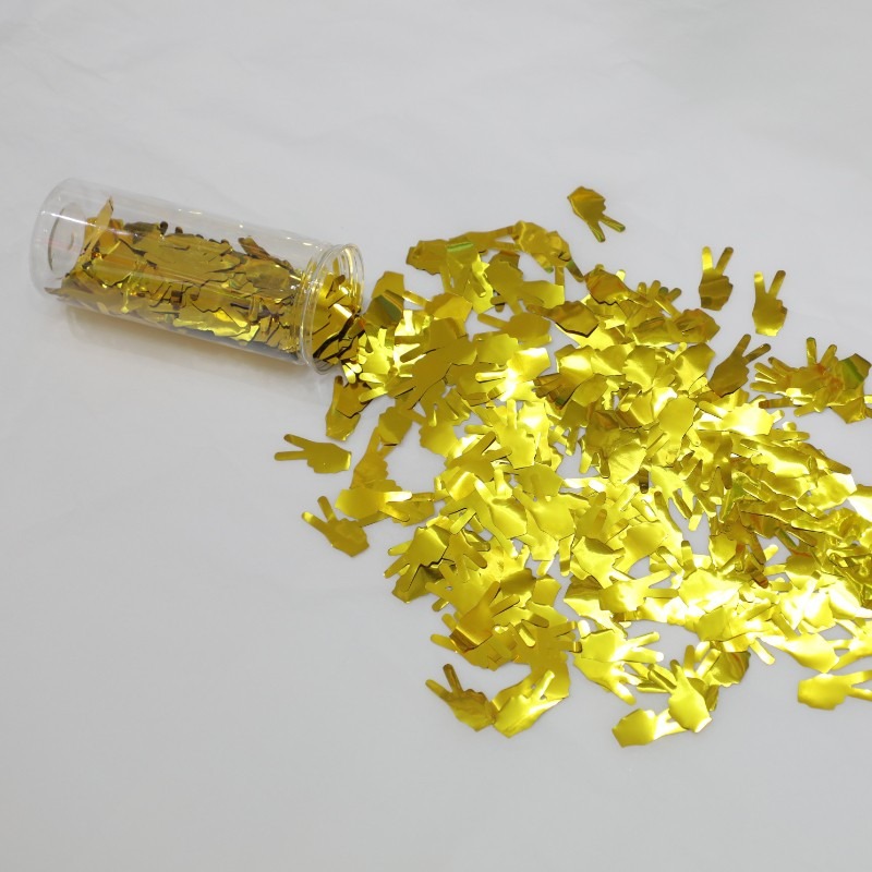 Χρυσό push pop confetti poppers